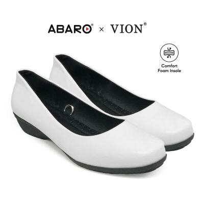 White PVC Leather Nurse Formal Shoes Ladies FMA650J3 White PVC Leather Nurse Formal Shoes Ladies FMA650J3